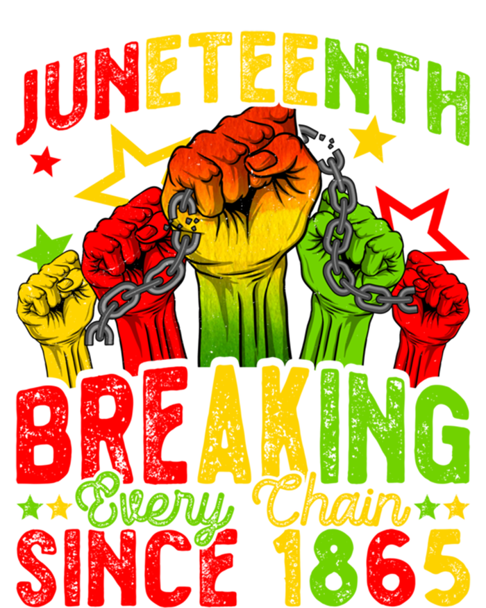 Juneteenth Breaking Chain Freedom 1865 Black History Month Funny Gift T-Shirt