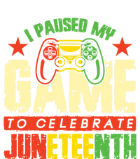 Juneteenth Gamer I Paused My Game To Celebrate Juneteenth Gift Women's Flannel Pajama Set