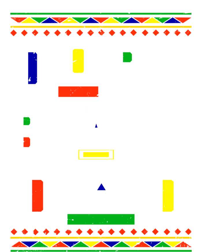 Dope Black Dad Matter African Melanin Black History Month Gift Tall Long Sleeve T-Shirt