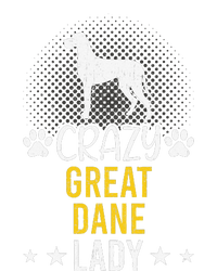 Crazy Great Dane Lady Dog Lover Cooling Performance Crew T-Shirt