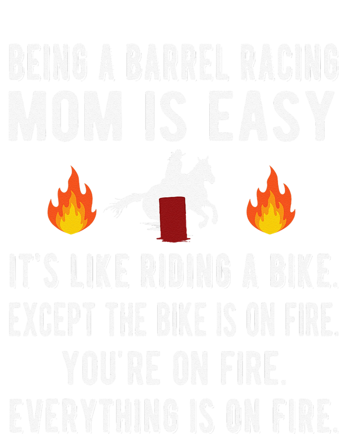 Barrel Racing Mom Funny Barrel Racing Mother Kids Long Sleeve Shirt