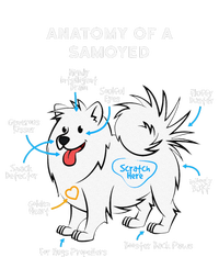 Anatomy Of A Samoyed Funny Dog Master Mistress Hoodie