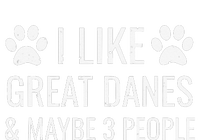 I Like Great Danes & Maybe 3 People Funny Puppy Dog Gift City Backpack