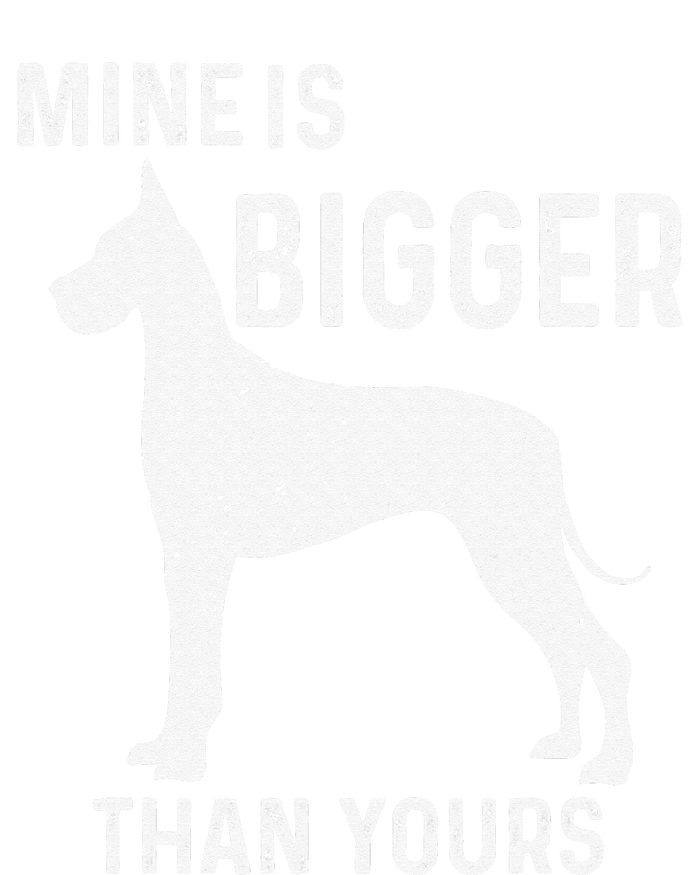 Mine Is Bigger Than Yours Funny Great Vintage Dane Dog T-Shirt