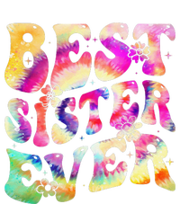 Best Sister Ever Mother's Day Tie Dye Groovy Kids Sweatshirt