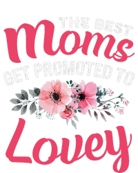 The Best Moms Get Promoted To Lovey Grandma Mother's day Ceramic Star Ornament