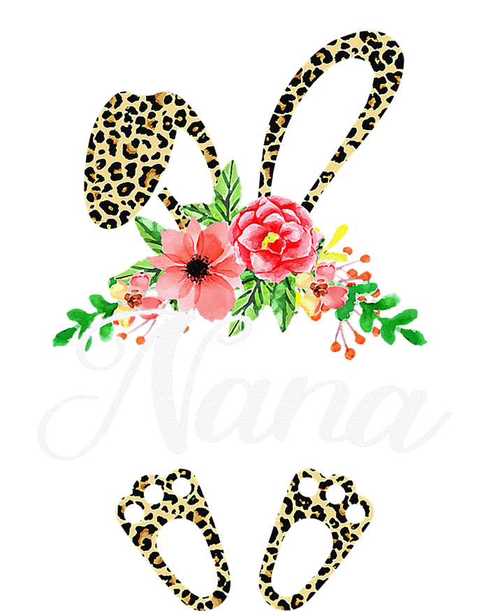 Mother's Day Easter Gifts Flower Nana Leopard Bunny Snapback Five-Panel Rope Hat