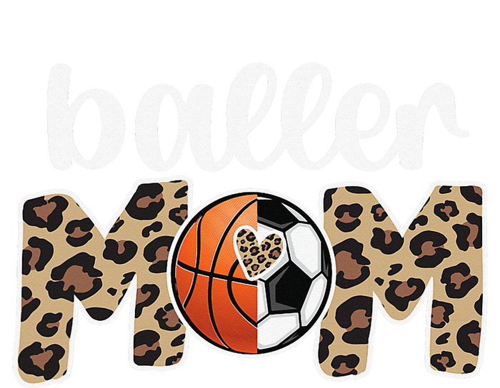 Baller Mom Proud Basketball Soccer Player Mother Women's Pullover Hoodie