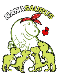 Nanasaurus Nana 4  Dinosaur Mother's Day Full Zip Hoodie