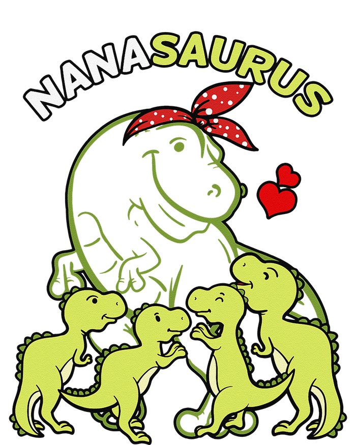 Nanasaurus Nana 4  Dinosaur Mother's Day Full Zip Hoodie