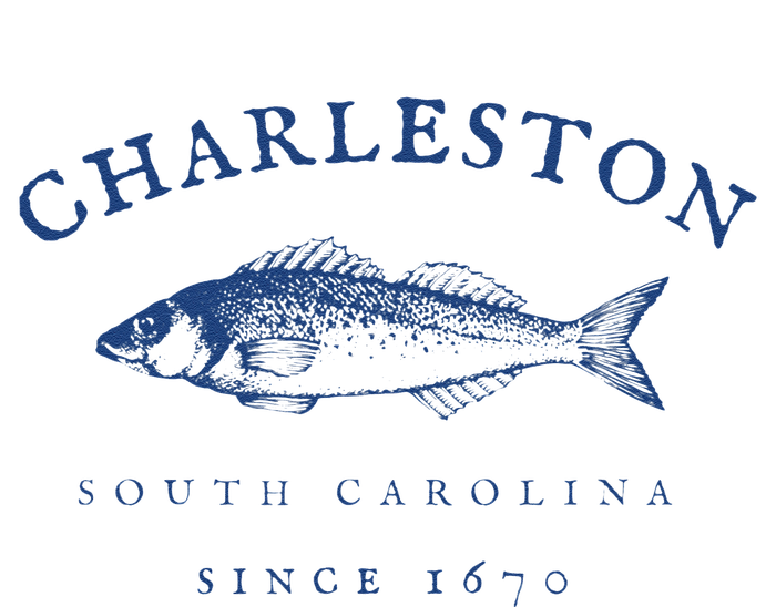 Retro Charleston South Carolina Fishing Magnet