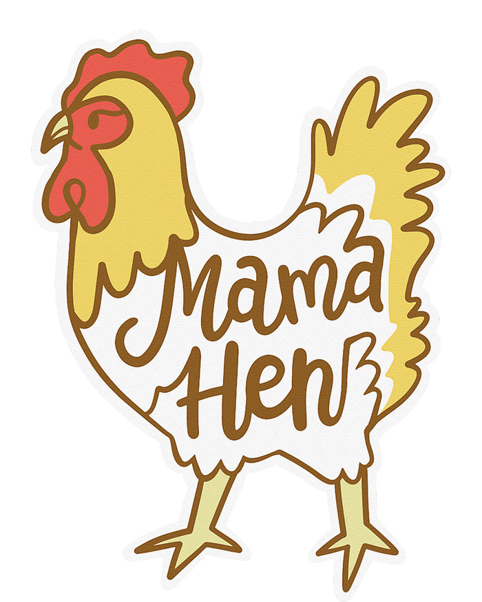 Funny Mother's Day Mama Hen Chicken Mom Farm Women's T-Shirt