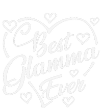 Best Glamma Ever Funny Heart Shape Mother's Day T-Shirt