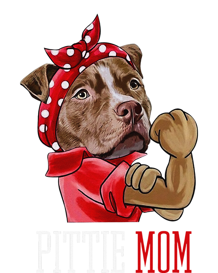 Funny Pitbull Mom Pittie Mom Dog Mom Mother's Day T-Shirt