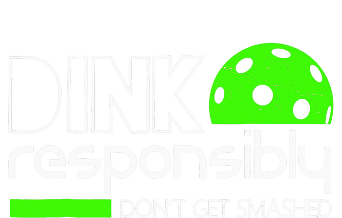 Funny Pickleball Player Dink Responsibly Don't Get Smashed V-Neck T-Shirt