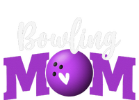 Bowling Mom Cute Letter Print Cute Mother's Day T-Shirt