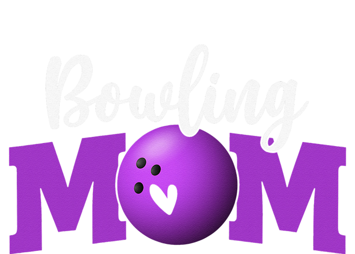 Bowling Mom Cute Letter Print Cute Mother's Day T-Shirt