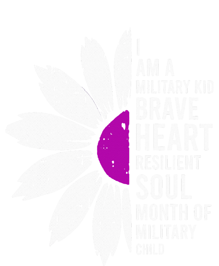 Im A Military Month Of The Military Child Kids T-Shirt