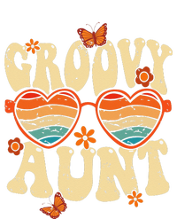 Retro Groovy Aunt 70s Aesthetic 1970's Mother's Day T-Shirt