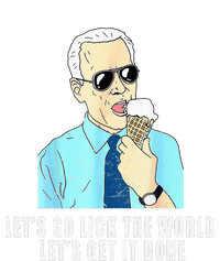 Let's go lick the world Let's get it done Biden Earth Day PosiCharge RacerMesh Polo