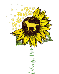 Labrador Mom Sunflower Labrador Retriever Gifts Dog Mom Mama T-Shirt