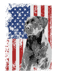 Patriotic USA Flag Black Labrador gift for Lab Owners Dry Zone Grid Polo