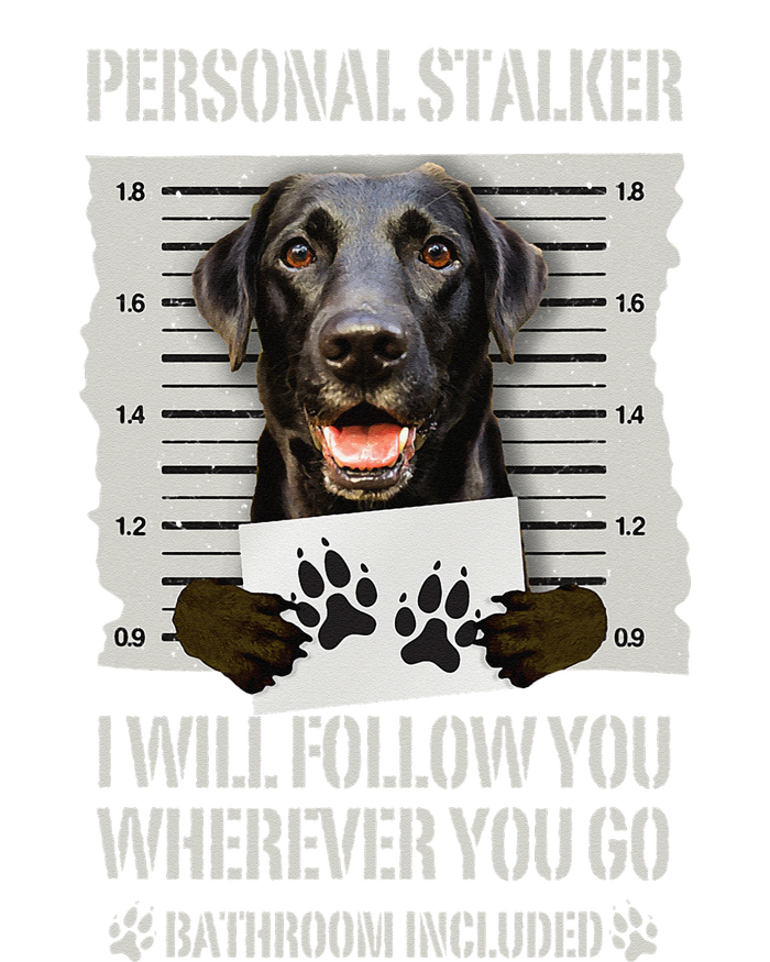 Personal Stalker Black Labrador Black Lab Baby Bodysuit