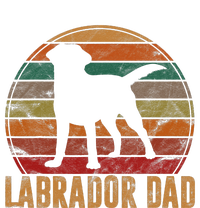 Retro Labrador Dad Gift Dog Daddy Golden Black Lab Father T-Shirt