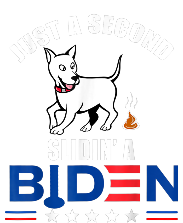 Just A Second Slidin' A Biden Funny Biden High Crown Mesh Back Trucker Hat