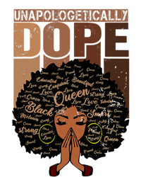 Unapologetically Dope Black Afro Black History Febuary Gift Bumper Sticker