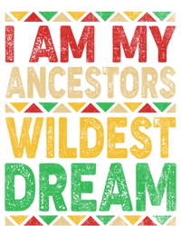 I Am My Ancestors Wildest Blm Dream Juneteenth Black History Funny Gift Valucap Bio-Washed Visor