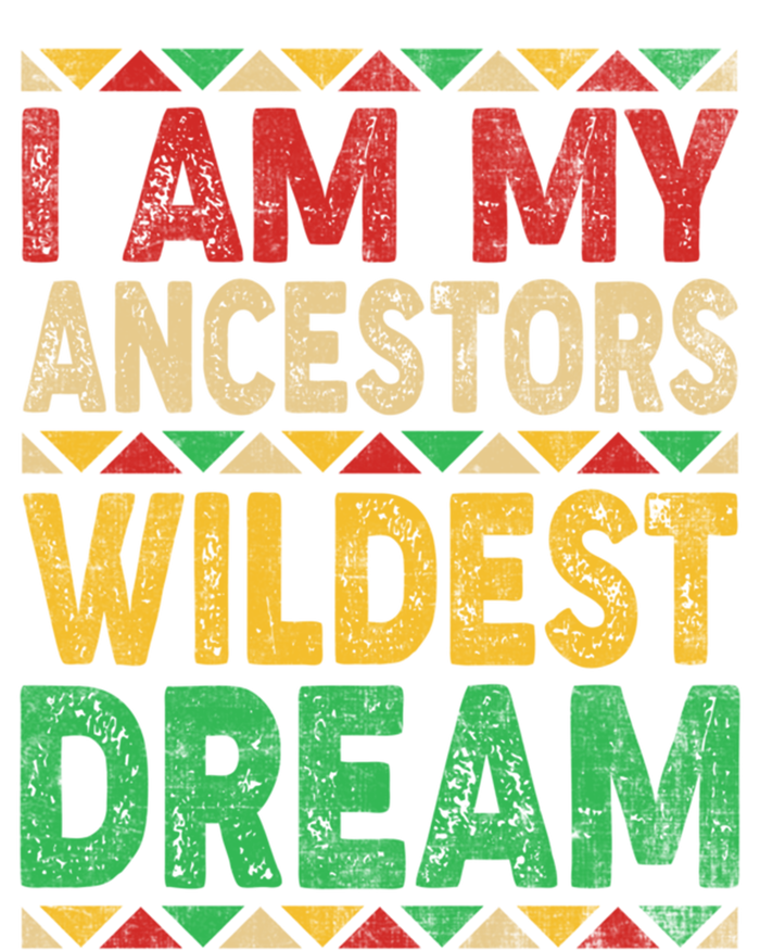 I Am My Ancestors Wildest Blm Dream Juneteenth Black History Funny Gift Valucap Bio-Washed Visor