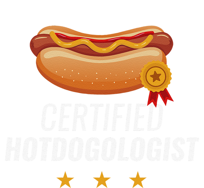 Certified Hotdogologist Funny HOT DOG Gift Hotdog T-Shirt