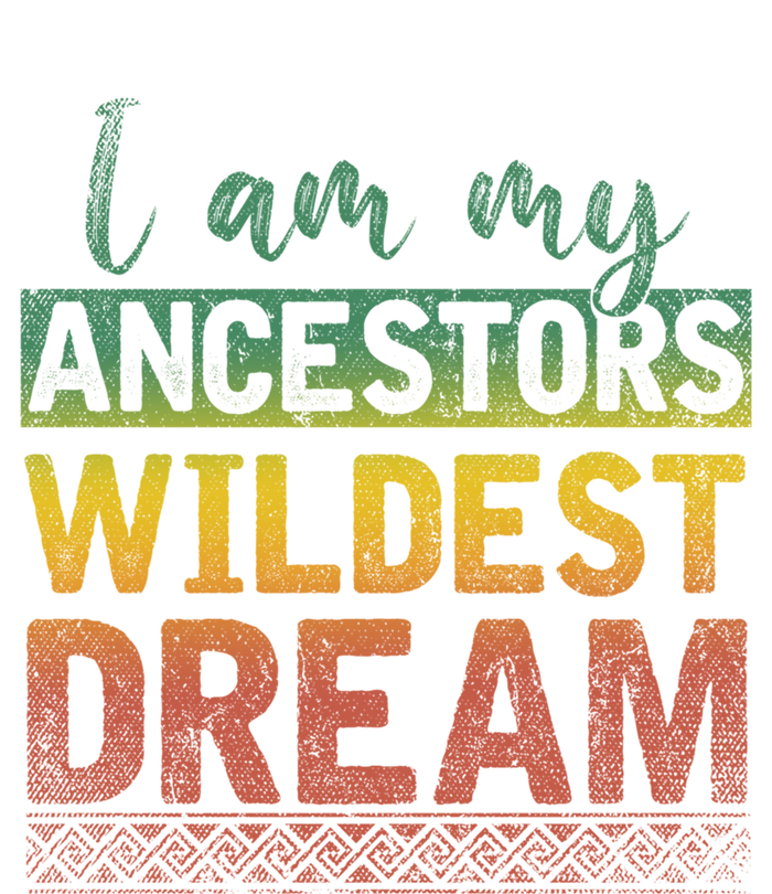 I Am My Ancestors Wildest Dream Black History Month Great Gift Women's Flannel Pajama Set