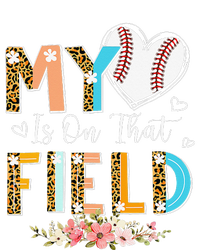 Leopard Baseball Mom My Heart Is On That Field Mother's Day Mesh Reversible Basketball Jersey Tank