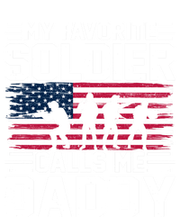 Vintage Style Usa Flag Soldier Daddy Army Father's Day Gift T-Shirt