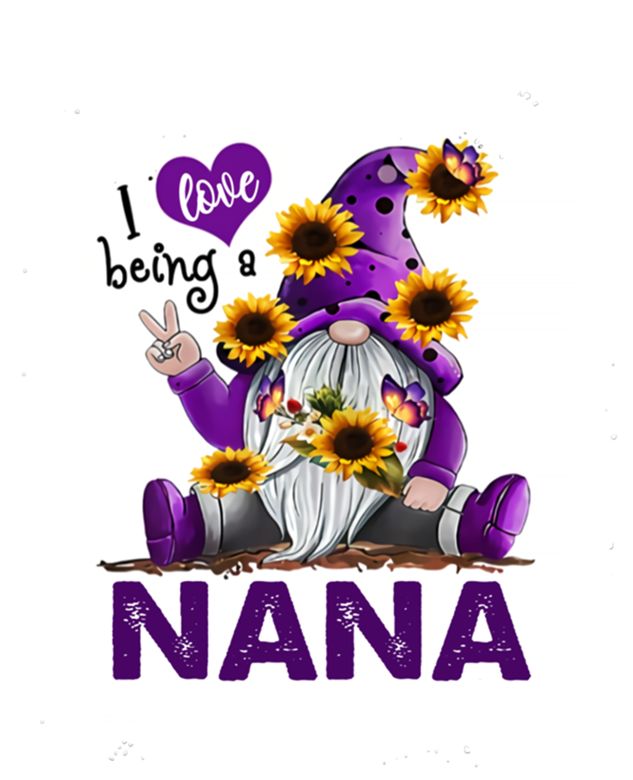 I Love Being A Nana Purple Gnome Cool Gift Tote Bag