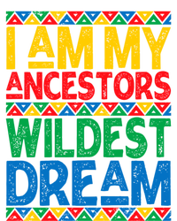 Juneteenth Black History I Am My Ancestors Wildest Blm Dream Cute Gift Women's Long Sleeve Flannel Pajama Set 