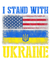 Support I Stand With Ukraine American Ukrainian Flag Gift Softstyle Adult Sport Polo