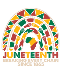 Juneteenth Breaking Chains Since 1865 Black Rainbow Funny Gift Cool Gift Sweatshirt