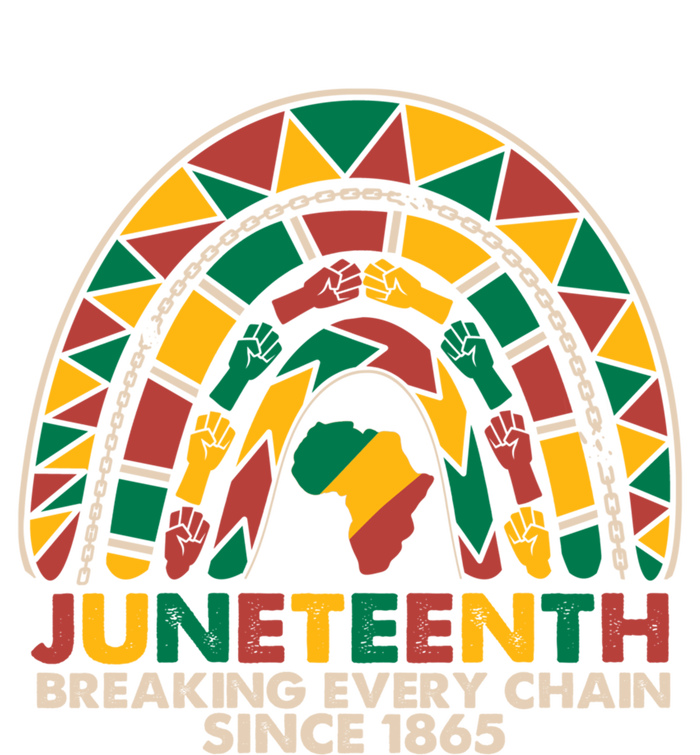 Juneteenth Breaking Chains Since 1865 Black Rainbow Funny Gift Cool Gift Sweatshirt