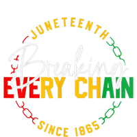 Juneteenth Breaking Every Chain African American Black Story Gift Women's Tri-Blend 3/4-Sleeve Raglan Shirt