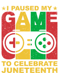 Juneteenth Gamer I Paused My Game To Celebrate Juneteeth Gift Pom Pom 12in Knit Beanie