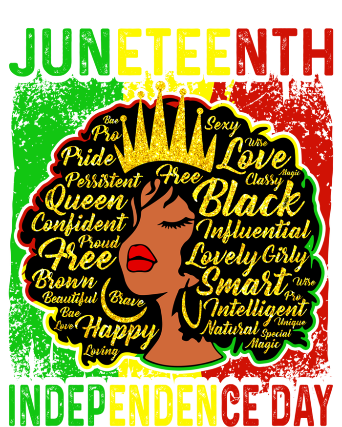 Juneteenth Is My Independence Blm Black History Gift Ladies Essential Flowy Tank