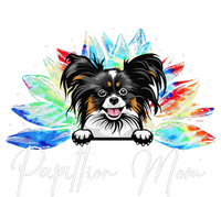 Wo Sunflower Papillion Mom Tie Dye Dog Lover Long Sleeve Pajama Set