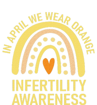 In April We Wear Orange Infertility Awareness Week Performance Long Sleeve Polo