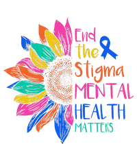 End The Stigma Mental Health Matters Mental Awareness Kids Hoodie