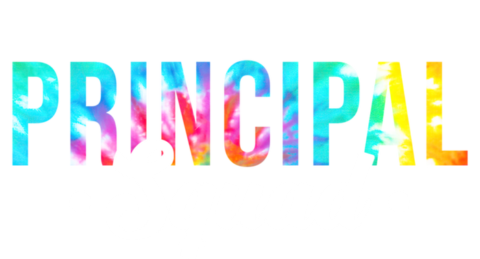 Tie Dye Principal Squad Admin Team Happy First Day Of School Gift T-Shirt