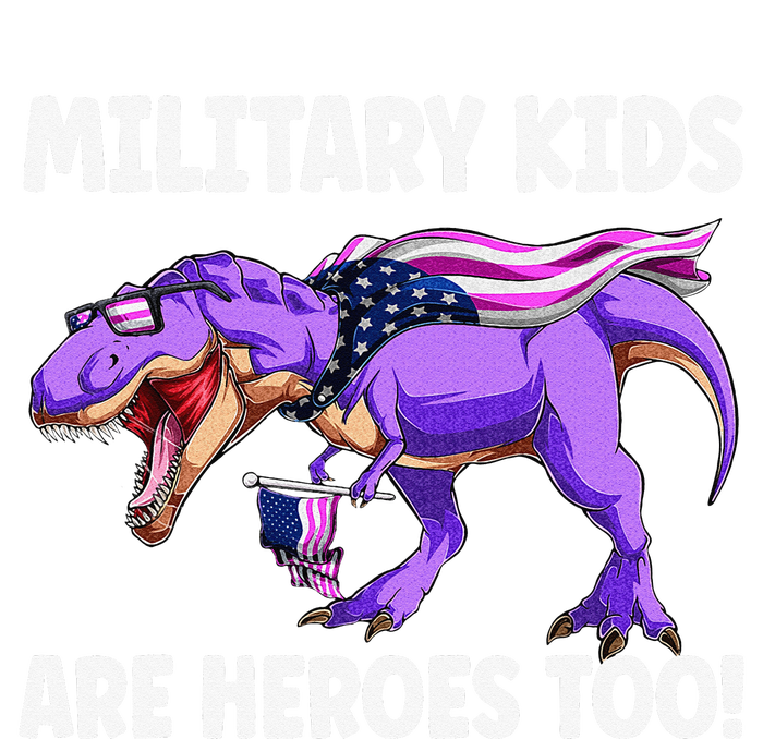 Military Are Heroes Too! Purple Up Military Child Month Sweatshirt