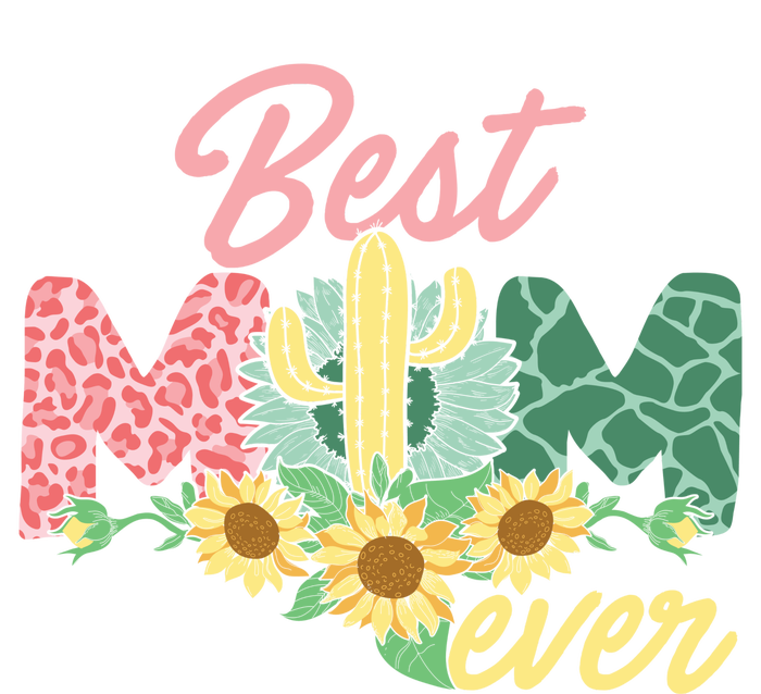 Best Mom Ever Sunflower Cactus Cute Mother's Day Tall Hoodie